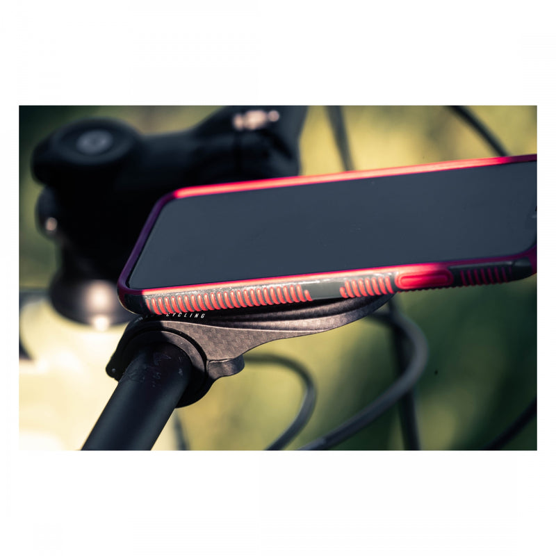 Load image into Gallery viewer, KOM Cycling Garmin Classic Mount, Carbon Finish