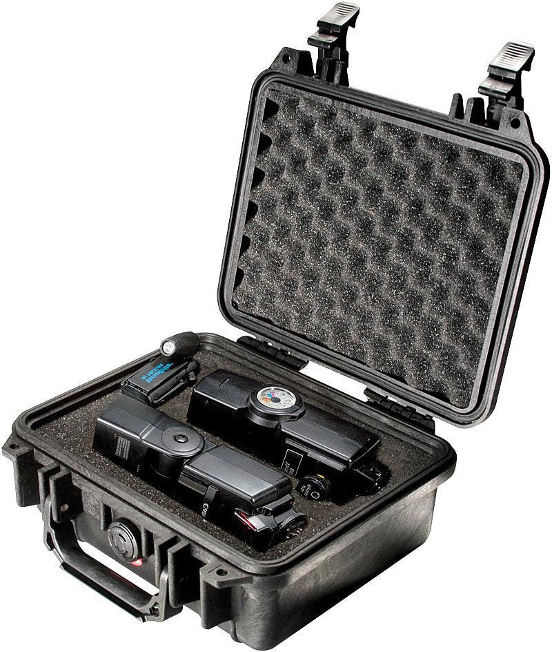 Load image into Gallery viewer, Protect Your Gear with the Pelican 1200 Pelicase - Black Waterproof Case