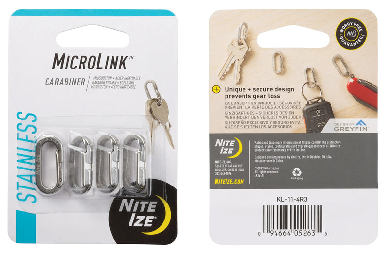 Load image into Gallery viewer, Nite Ize Microlink Carabiner - 4 Pack: Versatile and Secure Attachment Solution