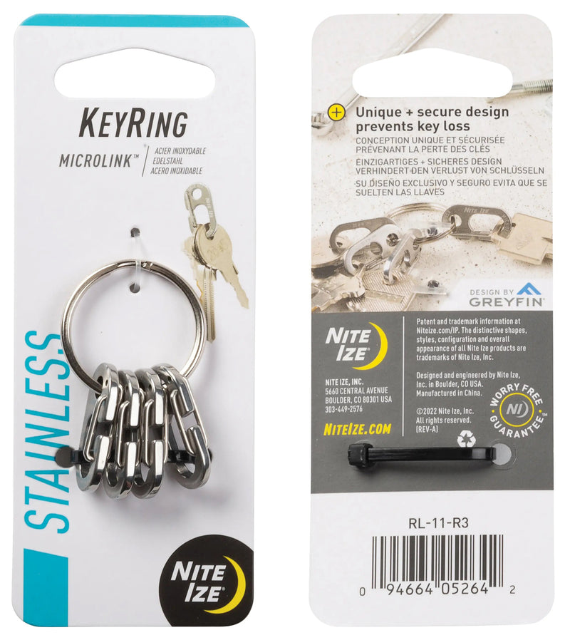Load image into Gallery viewer, Nite Ize Keyring Microlink: Compact and Convenient Key Organizer