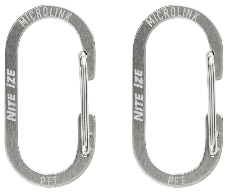 Load image into Gallery viewer, Nite Ize Microlink Pet Tag Biner-2 Pack: Secure Your Pet's ID with Ease