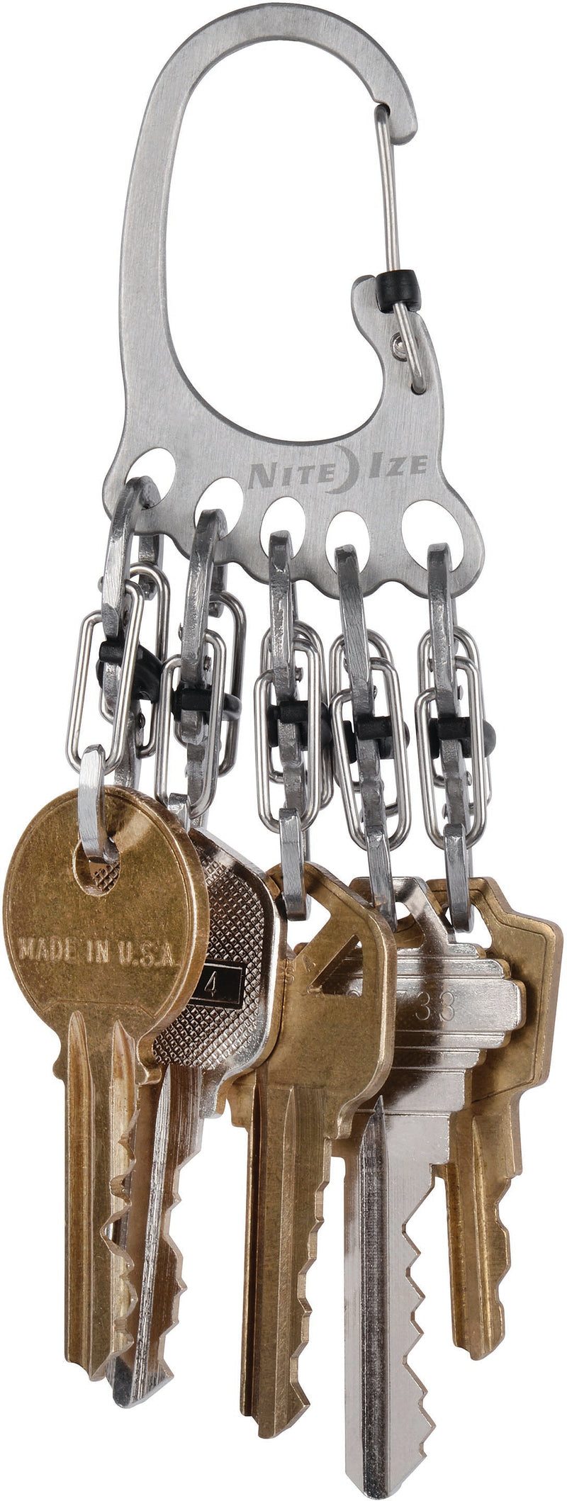 Load image into Gallery viewer, Nite Ize Bigfoot Locker Stainless Steel Heavy-Duty Locking Carabiner