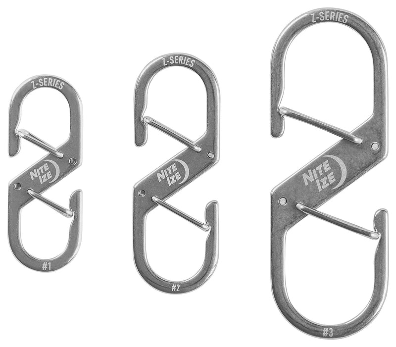 Load image into Gallery viewer, Nite Ize Zseries #1 Dual Carabiner-2 Pack: Secure Your Gear with Ease