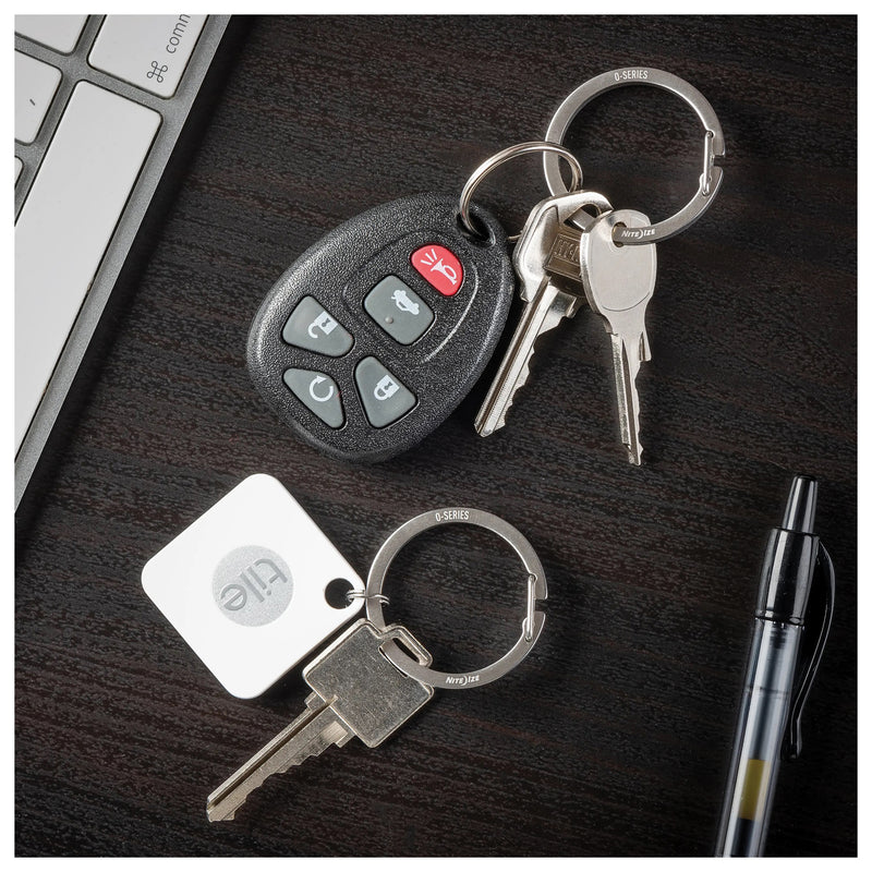 Load image into Gallery viewer, Nite Ize O-Series Gated Key Ring - 2 Pack: Secure Your Keys with Ease