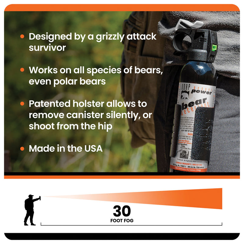 Load image into Gallery viewer, Udap 9.2oz Bear Spray with Holster - Stay Safe in the Great Outdoors!