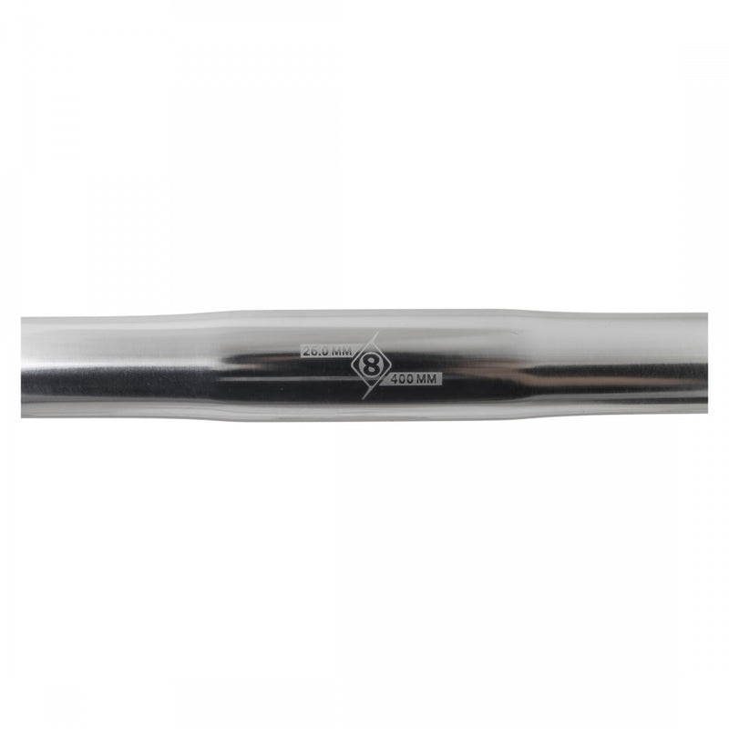 Load image into Gallery viewer, Origin8 Bullhorn Bar 26.0mm 400mm AL6061 Lightweight 6061T6 Silver Aluminum