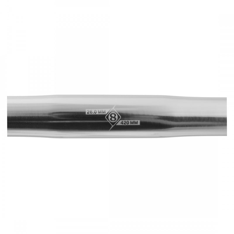 Load image into Gallery viewer, Origin8 Bullhorn Bar 26.0mm 420mm AL6061 Lightweight 6061T6 Silver Aluminum