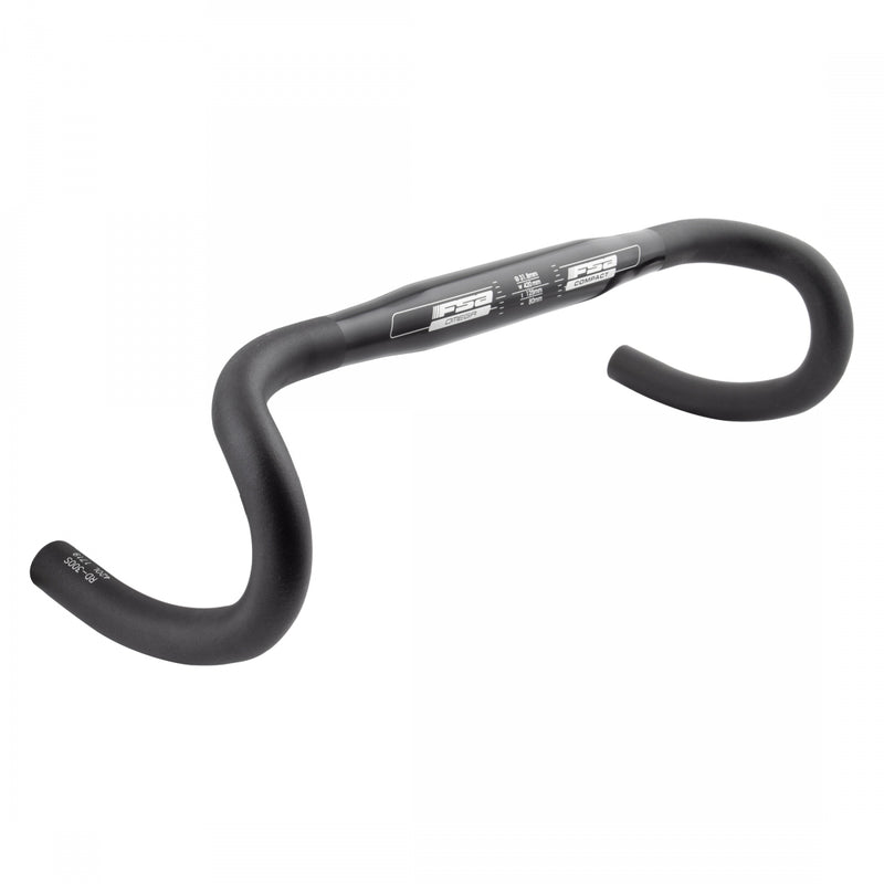 Load image into Gallery viewer, FSA Omega Compact Drop HandlebarDrop Bend Style Aluminum 31.8mm 42cm Black