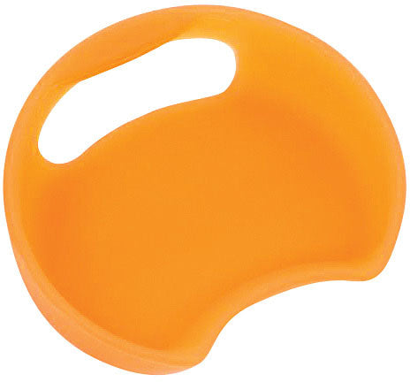 Load image into Gallery viewer, Universal Translucent Mango Splashguard for Bottles - Keep Your Drink Secure and Splash-Free!