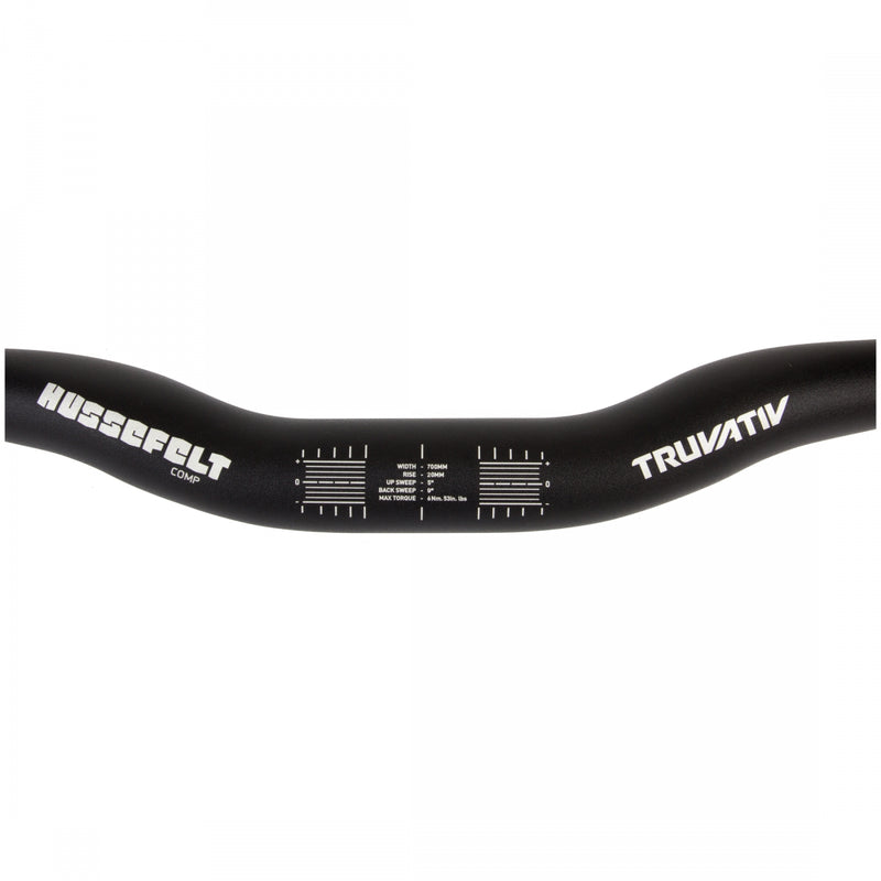 Load image into Gallery viewer, TruVativ Hussefelt Riserbar Comp 700x20mm rise 31.8Back Sweep 9°AluminumBlack