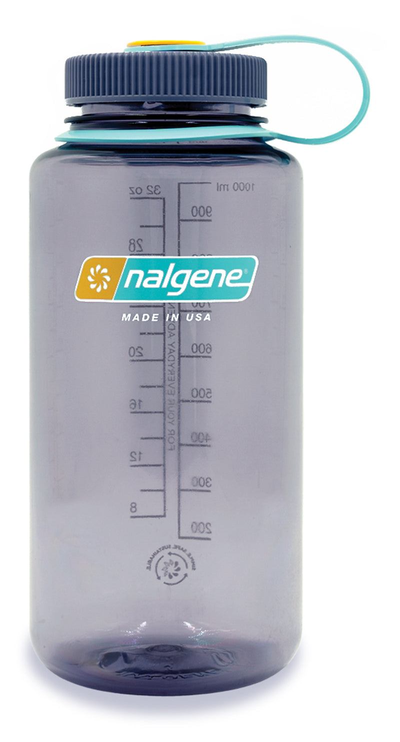 Load image into Gallery viewer, Nalgene Wide Mouth 1 Qt Sustain Wm 32oz Sustain Aubergine Sustain Nalgene