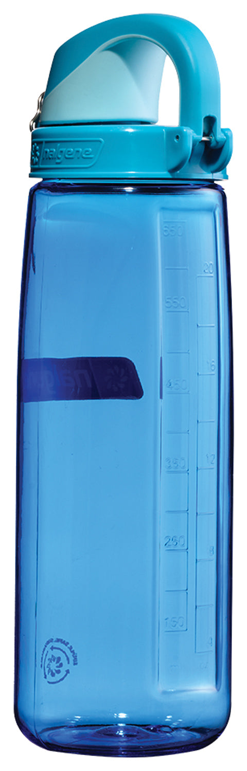 Load image into Gallery viewer, Nalgene OTF Sustain Slate Blue Water Bottle with GLC Cap - Eco-Friendly and Durable