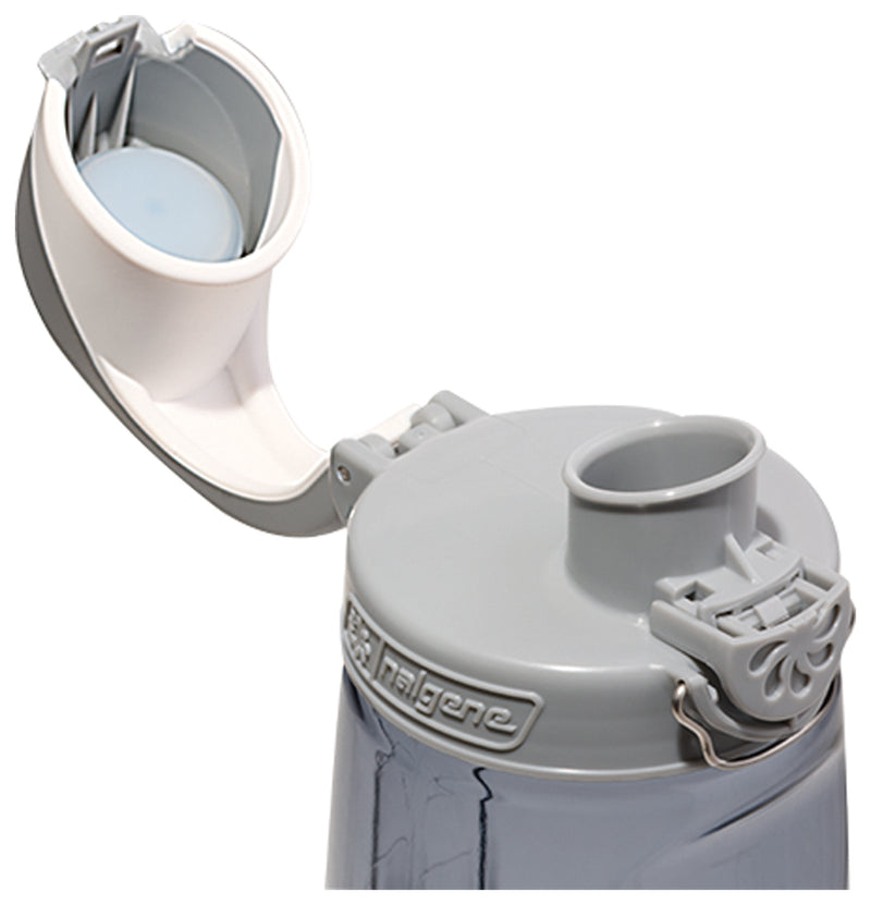 Load image into Gallery viewer, Nalgene OTF Sustain Smoke Water Bottle with Gray Cap - Eco-Friendly and Durable