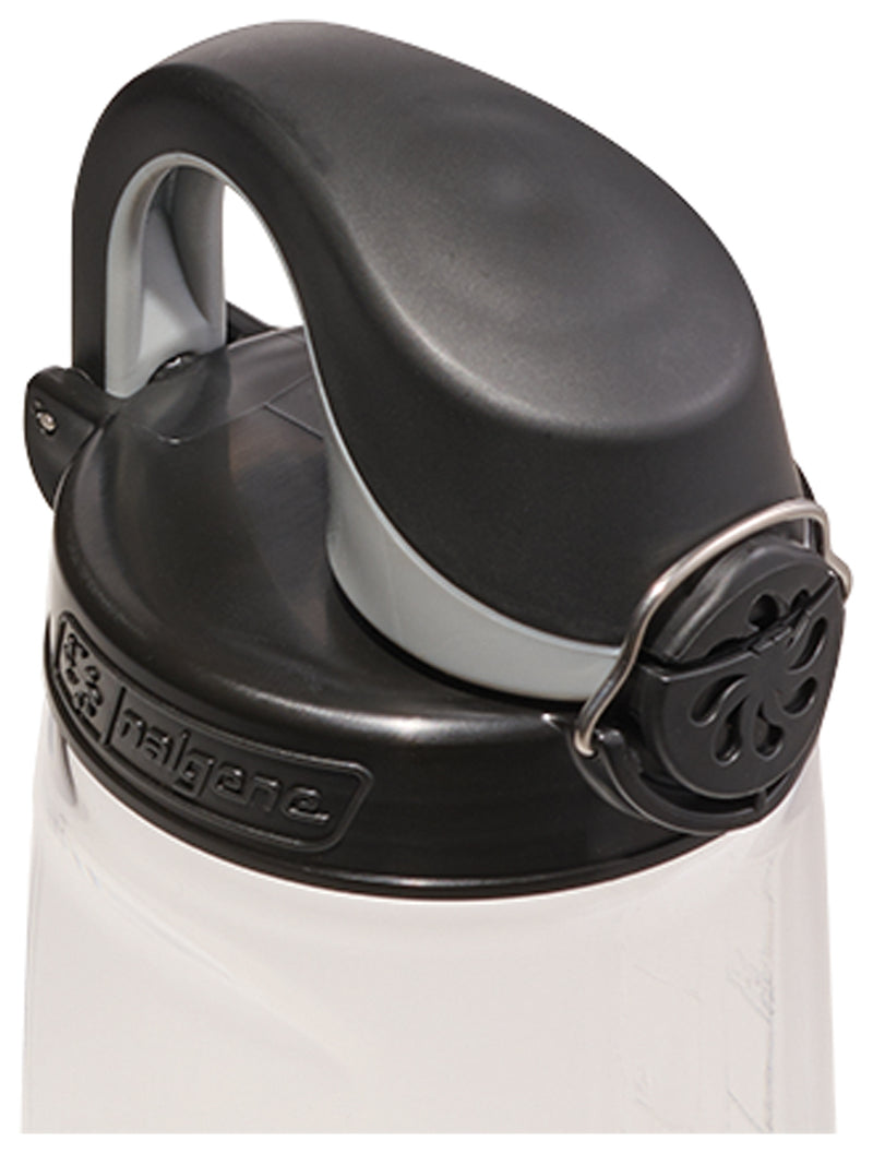 Load image into Gallery viewer, Nalgene OTF Sustain Clear Water Bottle with Black Cap - Eco-Friendly and Durable
