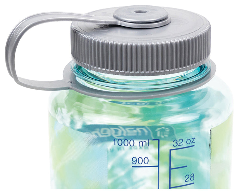 Load image into Gallery viewer, Nalgene 32oz Sustain Tie-Dye Seafoam Water Bottle