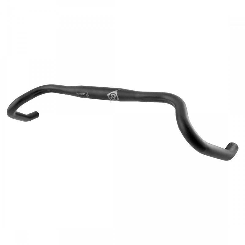 Load image into Gallery viewer, Origin8 Gary Ergo Sweep OS Black 31.8mm 620mm AL6061 Rise 76mm Back Sweep 5°