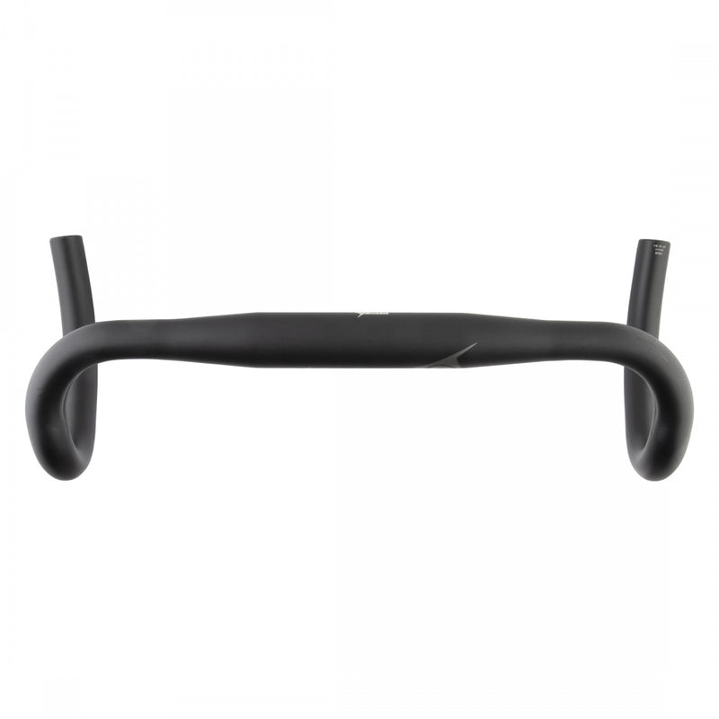 Load image into Gallery viewer, Origin8 Flare II Black 31.8mm 380mm AL6061 Flattened Aero Top Rise 86mmAlloy