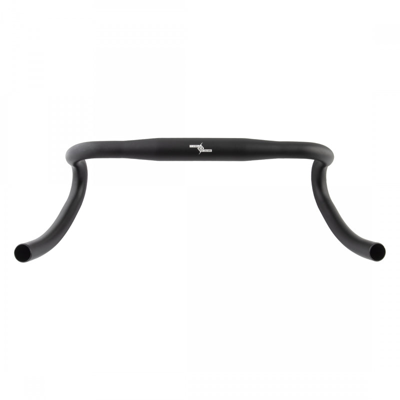 Load image into Gallery viewer, Origin8 Flare II Black 31.8mm 380mm AL6061 Flattened Aero Top Rise 86mmAlloy