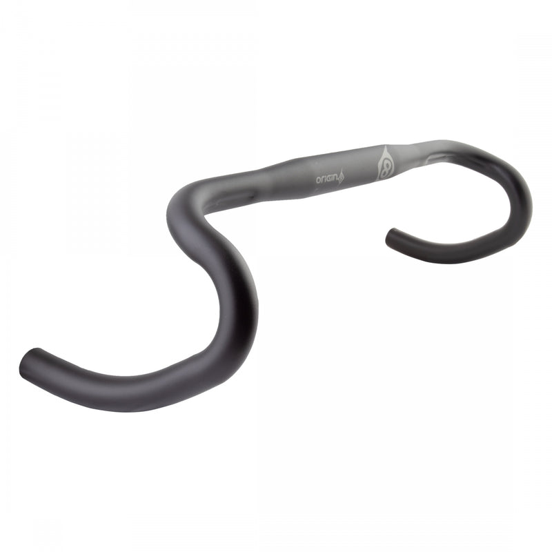 Load image into Gallery viewer, Origin8 Flare II Black 31.8mm 460mm AL6061 Flattened Aero Top Rise 86mmAlloy