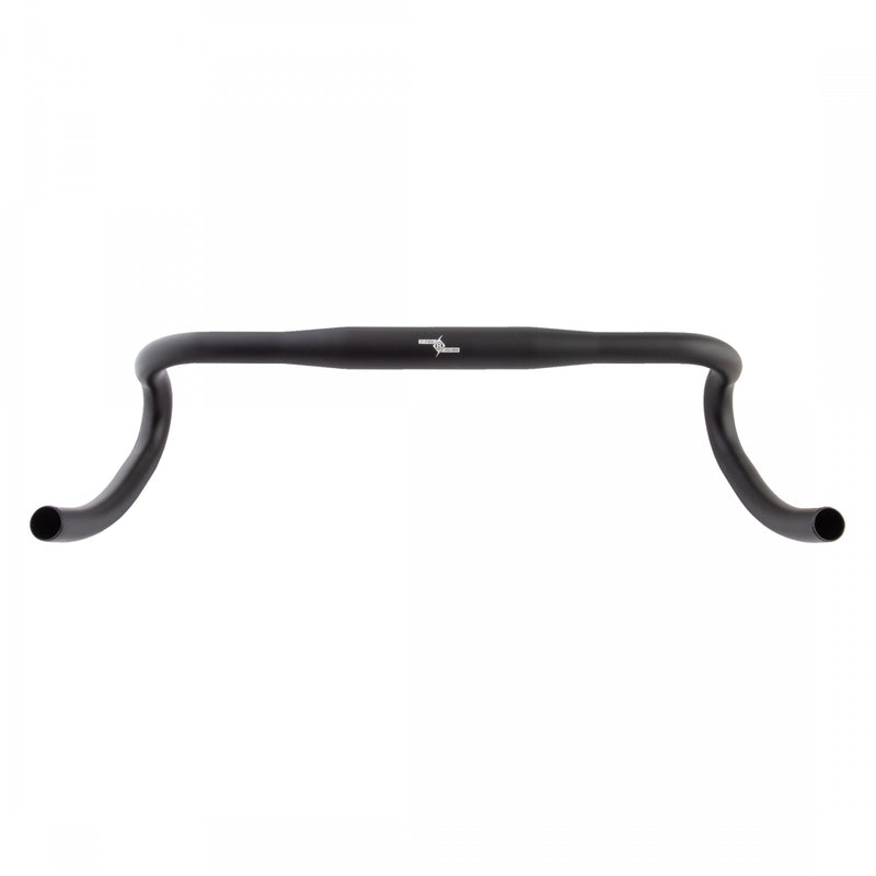 Load image into Gallery viewer, Origin8 Flare II Black 31.8mm 460mm AL6061 Flattened Aero Top Rise 86mmAlloy