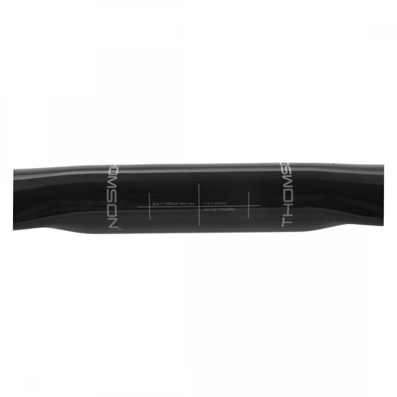 Load image into Gallery viewer, Thomson Road Carbon Drop Handlebar 31.8mm Clamp 42cm Width 195g Blk Carbon Fiber