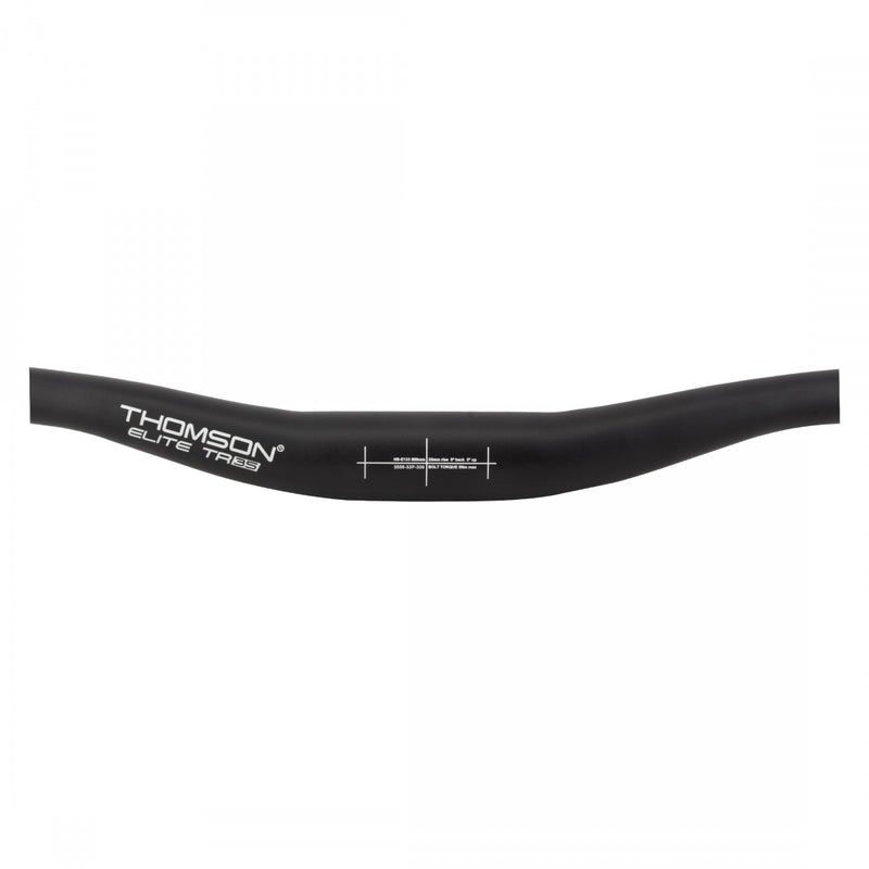 Load image into Gallery viewer, Thomson MTB Aluminum Handlebar 800mm 20mm Rise 9° back 5 ° up 35.0 clamp Black