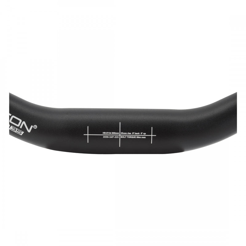 Load image into Gallery viewer, Thomson MTB Aluminum Handlebar 800mm 35mm Rise 9° back 5 ° up 35.0 clamp Black