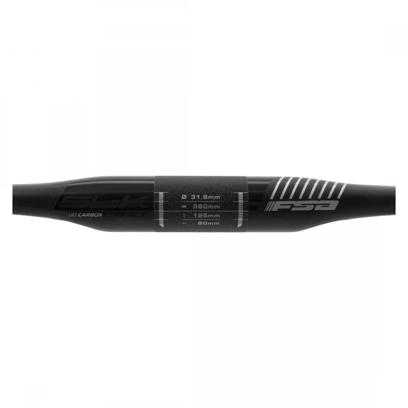 Load image into Gallery viewer, FSA SLK Compact Drop Handlebar Carbon 31.8mm Clamp 38cm UD Carbon Finish