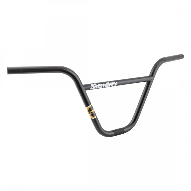 Load image into Gallery viewer, Sunday Nightshift Handlebar 9.625 in 22.2mm Backsweep 12° Rust Proof Black