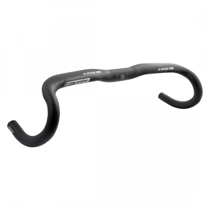Load image into Gallery viewer, FSA AWing Pro AGX Drop Handlebar 31.8mm Clamp 44cm Drop 120mm reach 80mm Black