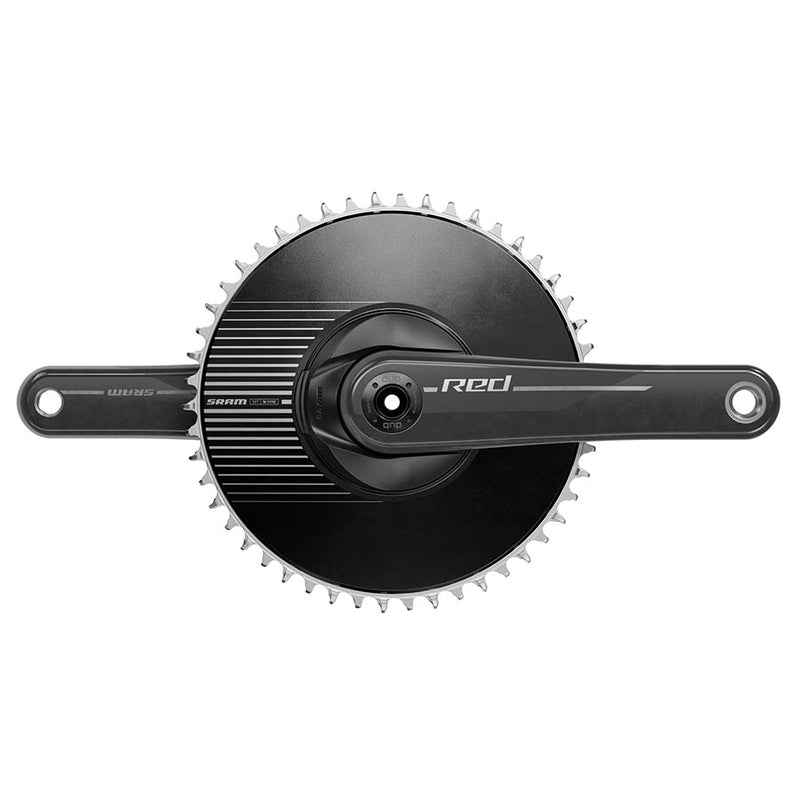 Load image into Gallery viewer, SRAM Red DUB 1x Aero E1 Crankset, Speed: 12, Spindle: 28.99mm, BCD: Direct Mount SRAM 8 Bolt, 50, DUB, 172.5mm, Black,
