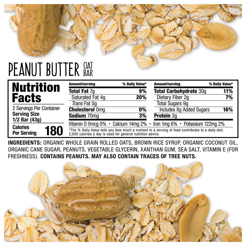 Load image into Gallery viewer, Bobo's Peanut Butter Oat Bars: Delicious Energy Boost for On-the-Go Snacking Pack of 12