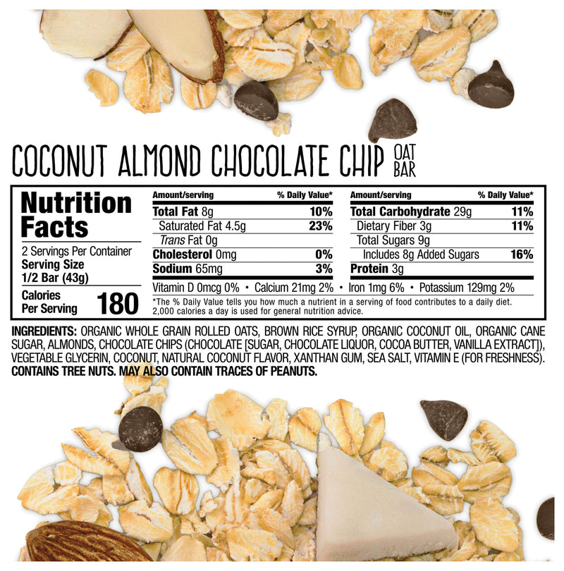 Load image into Gallery viewer, Bobo's Oat Bar Coco Almond Energy Bars - Delicious and Nutritious Snack! Pack of 12