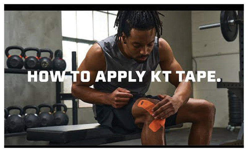 Load image into Gallery viewer, Kt Tape Kt Tape Kt Tape Pre-cut Black Braces, Wraps & Tape