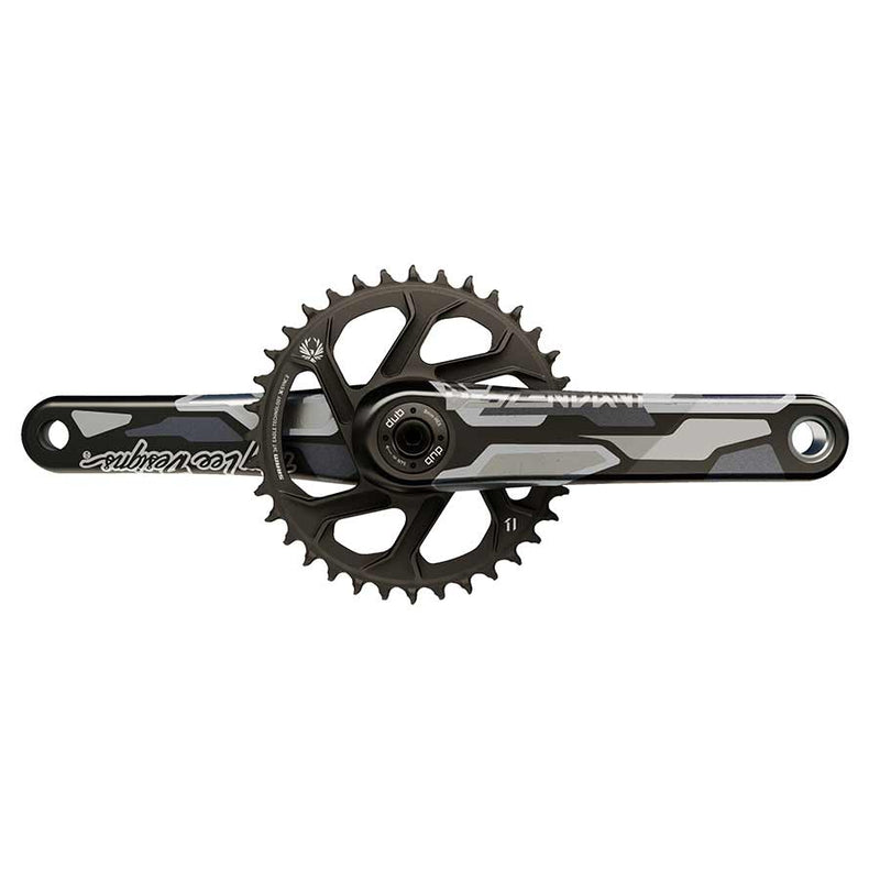 Load image into Gallery viewer, Truvativ Descendant CoLab DH DUB, Crankset, Spindle: 28.99mm, 32, DUB, 165mm, Black, Boost