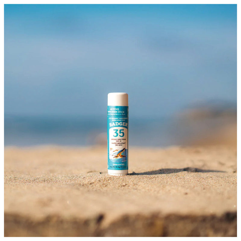 Load image into Gallery viewer, Badger SPF 35 Clear Sport Sunscreen Stick - 0.65 oz, Water Resistant, Broad Spectrum Protection