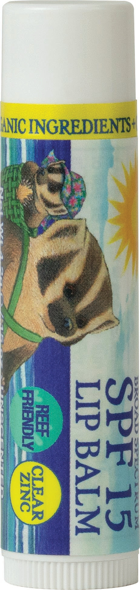 Load image into Gallery viewer, Badger Clear Zinc Lip Balm Stick SPF 15 - Natural Sun Protection for Your Lips