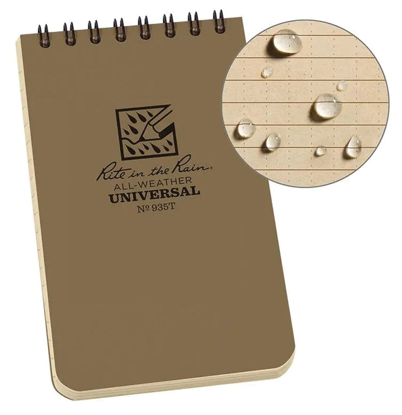Load image into Gallery viewer, Rite In The Rain All-Weather Notebook Tan 3" x 5"