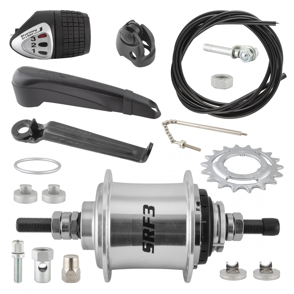 Sturmey Archer SRF3 3sp Hub Kit 3 - 8
