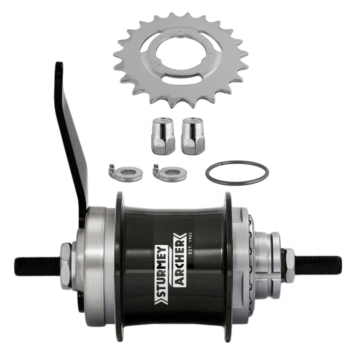 Sturmey Archer 2-Speed Kick Shift Hub Kit Aluminum Alloy Compact