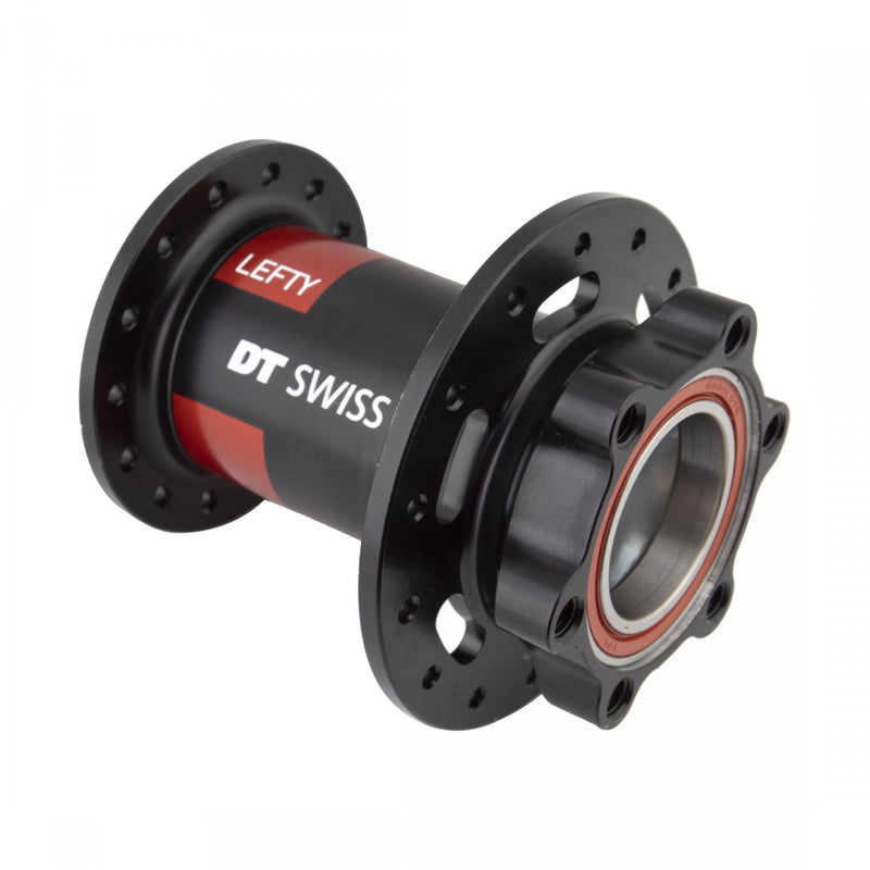 Load image into Gallery viewer, DT Swiss 240 Front Hub - Lefty x 100mm, 6-Bolt, Black/Red, 28H