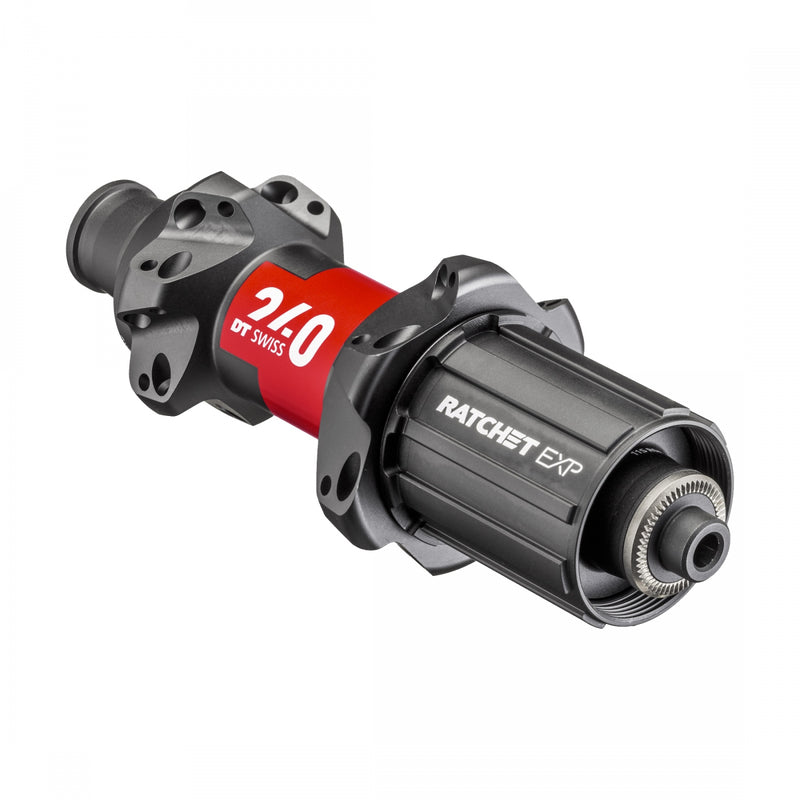 Load image into Gallery viewer, DT Swiss 240 EXP Rear Hub QR x 130mm Rim Brake HG 11 Road Black/Red 24H