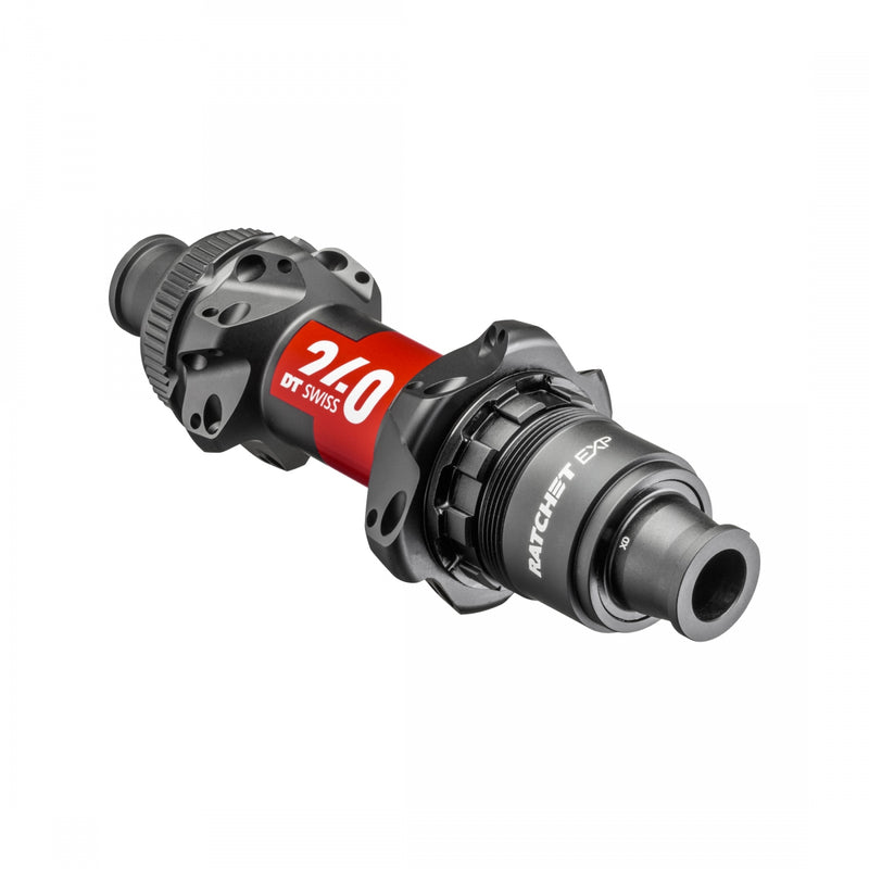Load image into Gallery viewer, DT Swiss 240 EXP Rear Hub - 12 x 142mm, Center-Lock, XDR, Black/Red, 24H, 36pt, Straight Pull