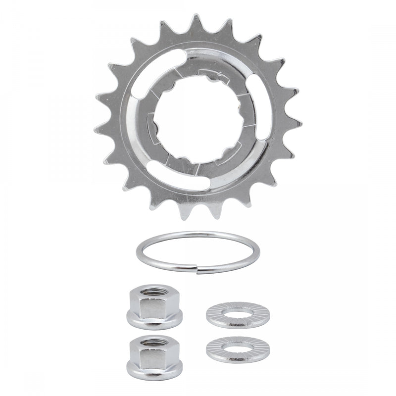 Load image into Gallery viewer, Wheel Master Heavy Duty Alloy Coaster Brake RR 36Hx.105g Sil 1s CB w/19t