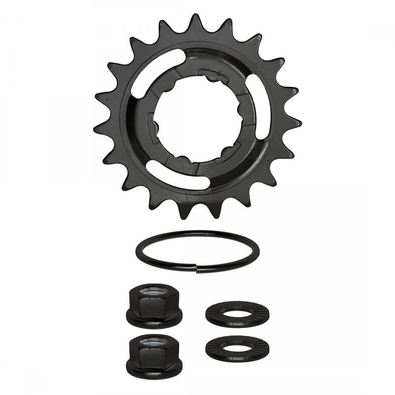 Load image into Gallery viewer, Wheel Master Heavy Duty Alloy Coaster Brake RR 36Hx.080g Blk 1s CB w/19t