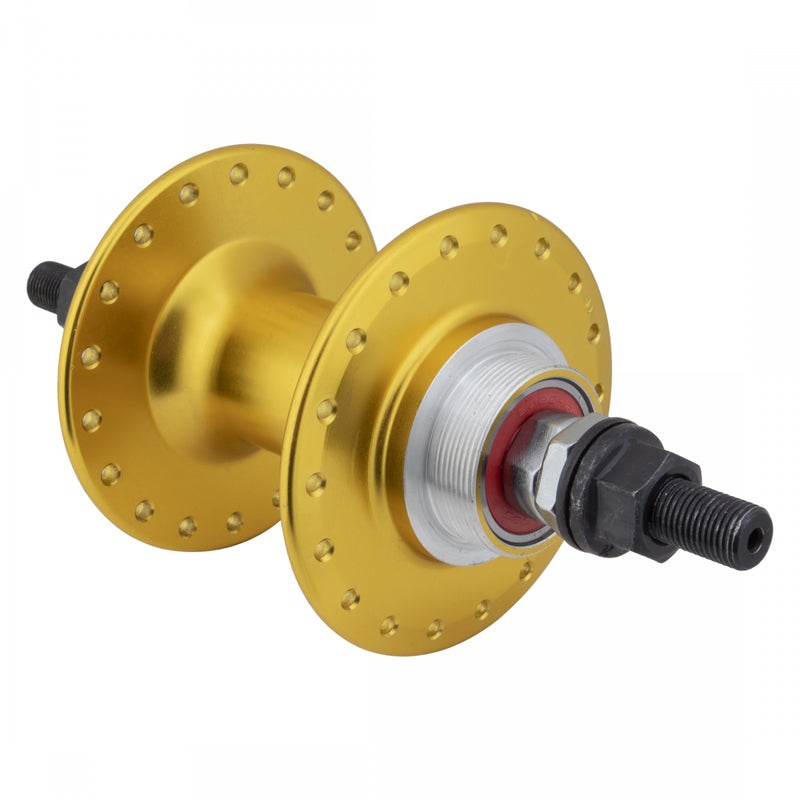 Load image into Gallery viewer, Se Bikes Sealed Bearing BMX Hubs RR 36H Gld 1s FX/FW