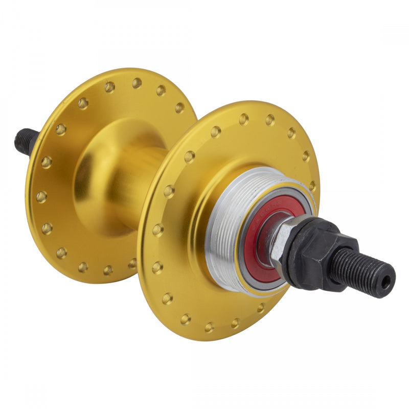 Load image into Gallery viewer, Se Bikes Sealed Bearing BMX Hubs RR 36H Gld 1s FX/FW