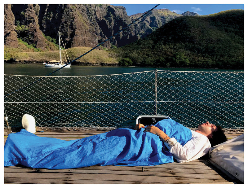 Load image into Gallery viewer, Hammock Bliss Hammock Bliss Sleep Sack Blue Hammock Bliss Sleep Sack Blue
