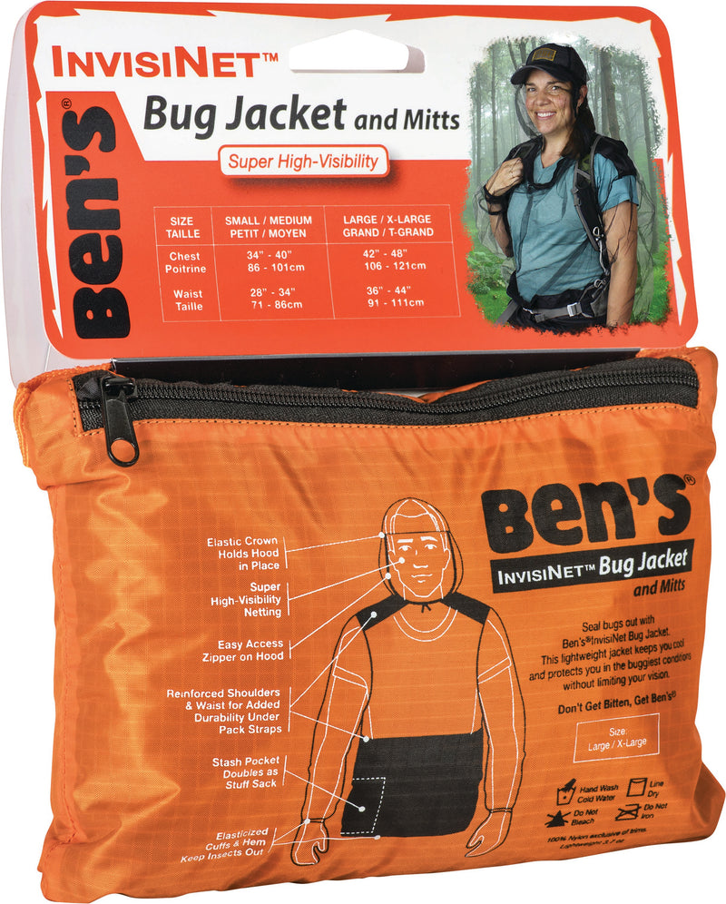 Load image into Gallery viewer, Ben's Invisinet Bug Jacket - L/XL Size with Mosquito Netting for Ultimate Protection