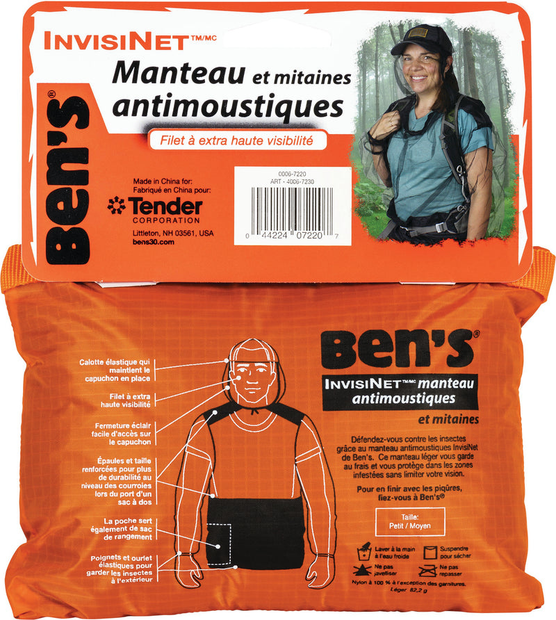 Load image into Gallery viewer, Ben's Invisinet Bug Jacket - S/M Size with Mosquito Netting